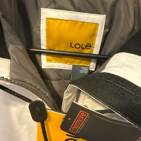 Lole Sz S White Hooded Kate Coat - Picture 4 of 6